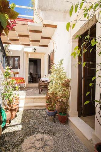 Traditional House Under Kazarma Fortress In Sitia