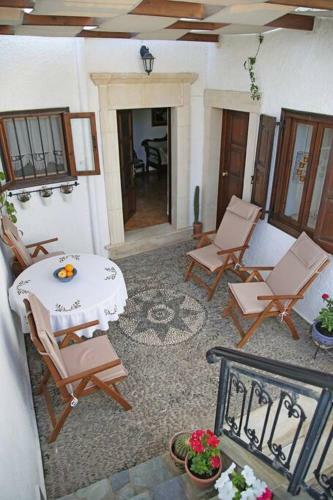 Traditional House Under Kazarma Fortress In Sitia