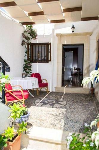 Traditional House Under Kazarma Fortress In Sitia