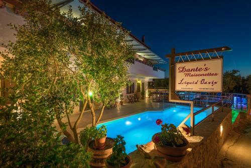 Dantes Maisonettes Stone Built Apartment Partial Sea View