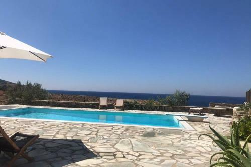 Sunset Villa With Swimming Pool Tzia