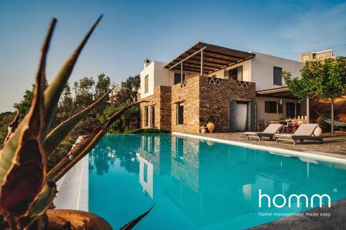 Melissaki Homm Villa In Kea Stunning Pool And View
