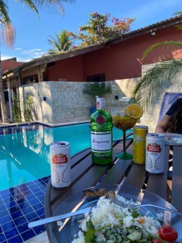 Casa Com Piscina Em Boraceia A 400 Metros Da Praia