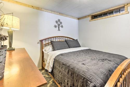 Lakefront Butternut A-frame Cabin - Swim Dock