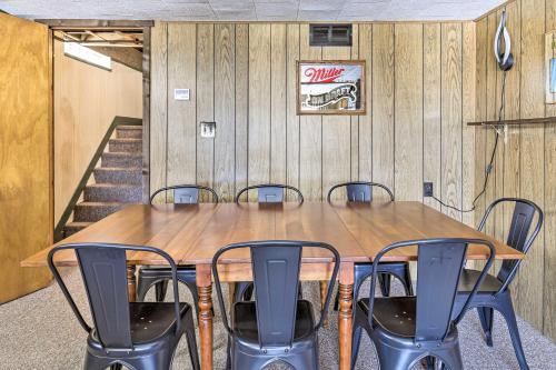 Lakefront Butternut A-frame Cabin - Swim Dock