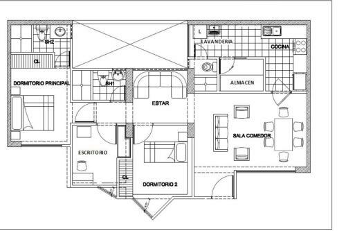 Apartamento Completo Frente A Parque.