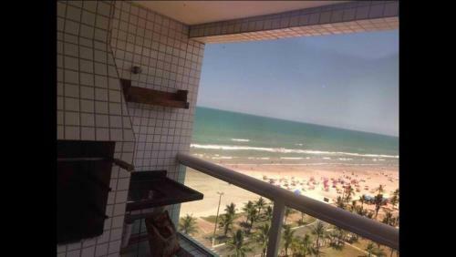Apartamento Apto Varanda Gourmet Frente Ao Mar
