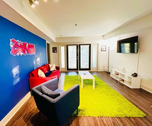 Apartamento Braves Themed Apt King Bed W/free Parking