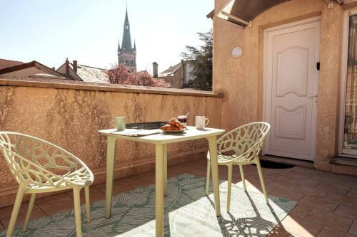 Apartamento Les Bambous Terrasse, Parking Gratuit, Centre