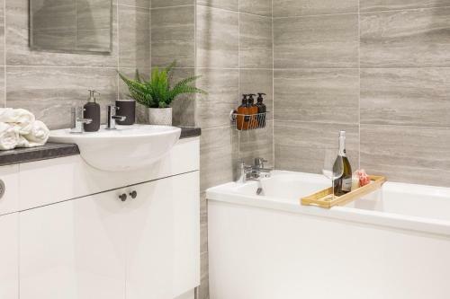 Apartamento New Sleek 2bd Flat North Shields Tynemouth