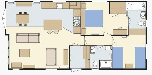 Luxury 2 Bedroom Lodge On Hoburne Devon Bay