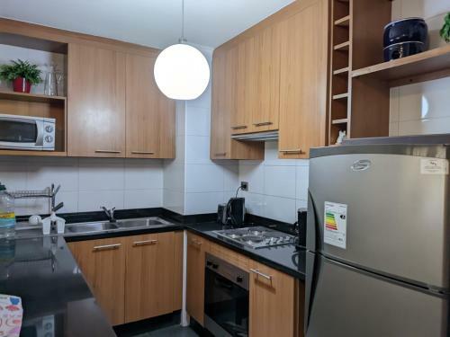 Apartamento Depto En Valle Nevado 2d2b Con Terraza Edificio Valle De C�ndores Ski Out Servicio Hom Vc1205