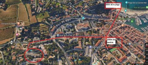 Apartamento Au Calme, 200m Du Centre T2 Avec Balcon Et Parking