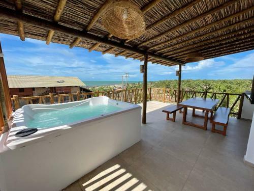 Apartamento Ap Com Rooftop Jacuzzi Churrasqueira E Vista Espetacular Para O Mar