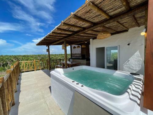 Apartamento Ap Com Rooftop Jacuzzi Churrasqueira E Vista Espetacular Para O Mar