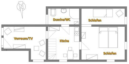 Apartamento Ferienwohnung Zur Ellernm�hle