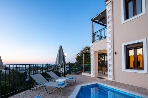 Villa Mahin With Pool And Sea View