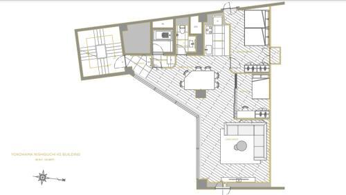 Apartamento Spacious Yokohama Penthouse, Two Bedroom 110m2