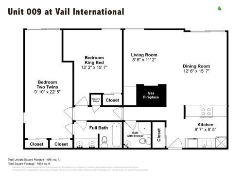 Apartamento 009 Vail International Condo