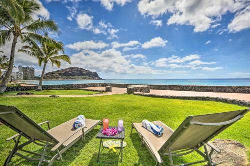 Elegant Oceanfront Villa With Lanai And Tiki Bar!