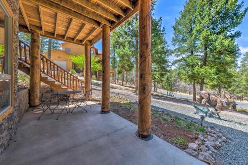 Quiet Ruidoso Cabin Wraparound Deck And Grills