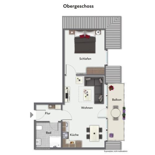 Apartamento Residenz Seestern Wohnung 54