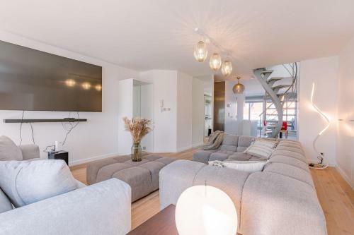 Spacious Duplex Apartment On Top Location In Knokke With Parking