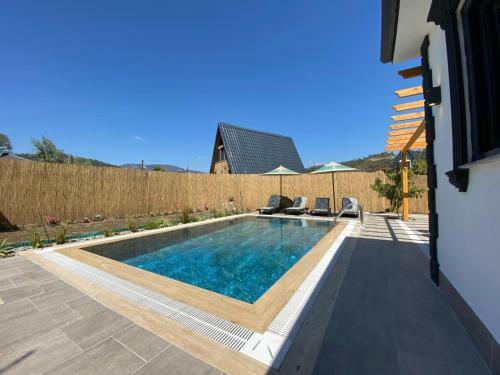 Remarkable Villa With Jacuzzi, Private Pool And Backyard In Fethiye