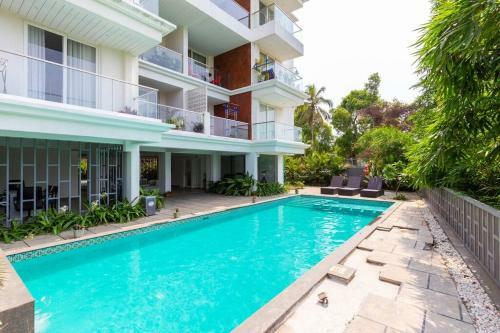 Apartamento 1br Calangute Nr Beach Pool Gym & Sunsets