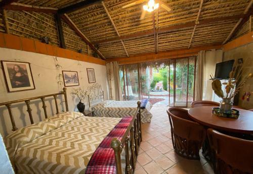 Jard�n Quinta Las Fuentes Caba�as, Valsequillo. Puebla