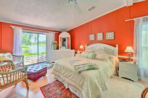 Colorful Ellenton Escape With Lanai And Pond View