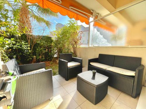 Apartamento Studio Avec Jardin - Garage - 500m Des Plages
