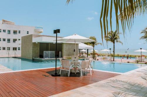 Apartamento Qavi - Flat Sofisticado Em Resort Beira Mar Cotovelo #inmare355