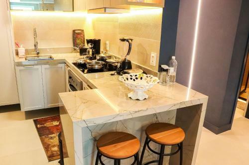 Apartamento Qavi - Flat Sofisticado Em Resort Beira Mar Cotovelo #inmare355