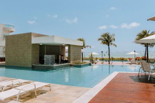 Apartamento Qavi - Flat Sofisticado Em Resort Beira Mar Cotovelo #inmare355