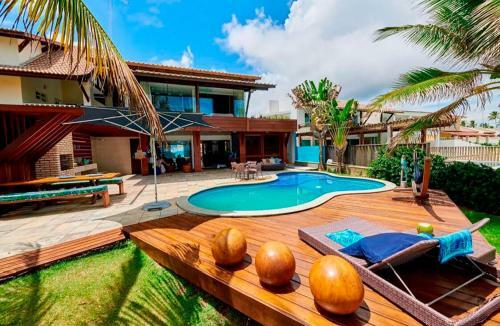 Casa Em Porto De Galinhas Com Piscina A Beira Mar