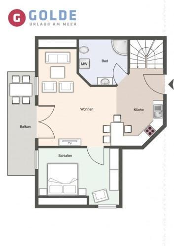 Apartamento Buhne Appartement Buhne 7