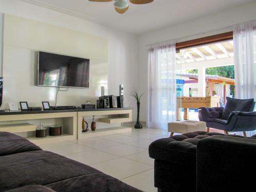Linda Casa Pisc Aquec Praia De Pernambuco-guaruj�