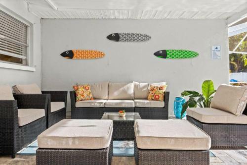New!overbrook Oasis 4/3 Heated Pool.5min To Beach