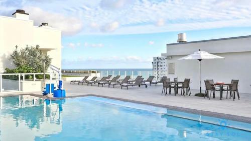 Posada 5 Beachfront Condo Infinity Pool Hollywood Beach Broadwalk