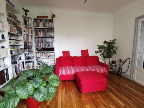 Canap�-lit Dans Le Salon Au Calme Pr�s De Paris