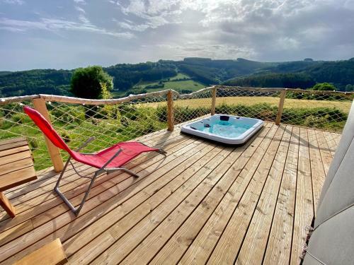 Yourte 2-4 Personnes Avec Spa
