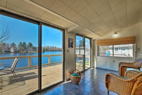 Picturesque Cottage With Sunroom On Ashmere Lake!