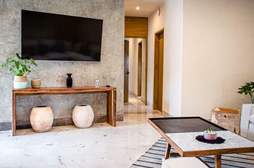 Apartamento Moderno Depto. De 2 Rec�maras A Pasos De La Playa