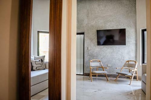 Apartamento Moderno Depto. De 2 Rec�maras A Pasos De La Playa