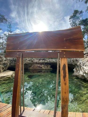 Villa Incre�ble Casa Elevada Con Cenote Privado En Tulum