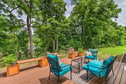 River-view Flippin Escape With Fire Pit And Grill