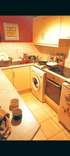 Room With Saloon And Kitchen