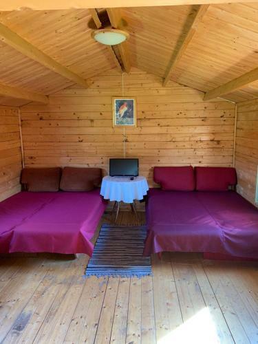 Lodge Tranquil Log Cabin Retreat In ?ventoji