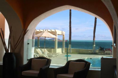Apartamento Departamento Con Vista Al Mar A Pie De Playa